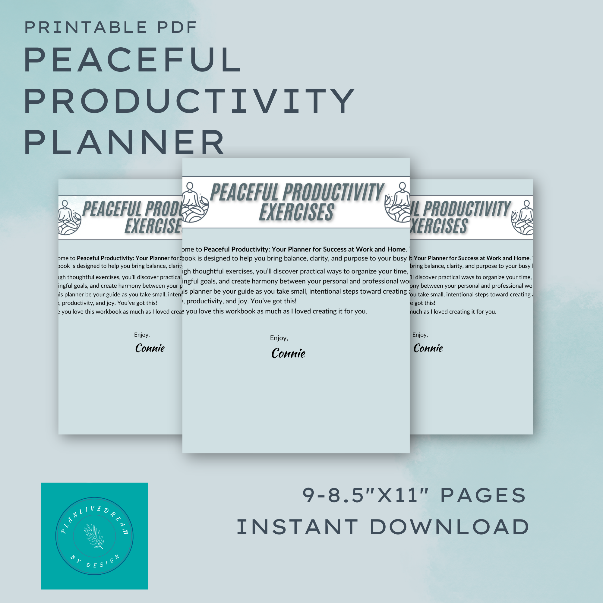 Peaceful Productivity Planner Image